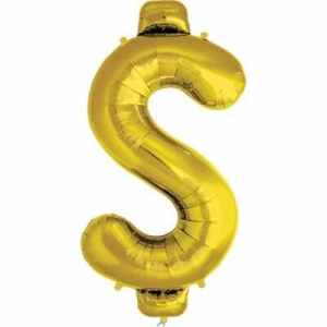 Symbol $ Gold 87cm North Star Foil Each