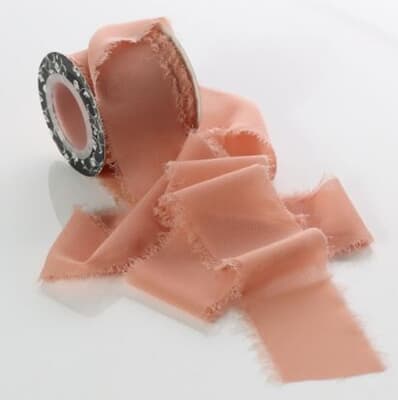 50mm x 10m Fringe Chiffon Moonstone EA