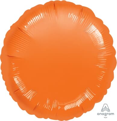 Anagram Circle Metallic Orange 45cm Each