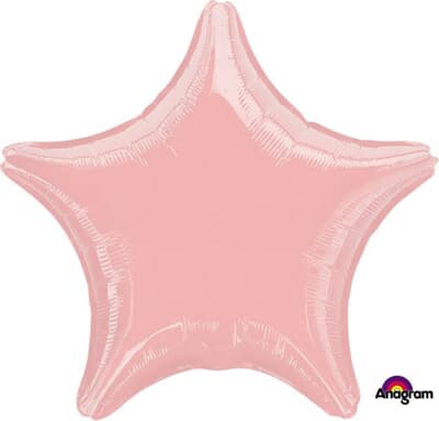 06902.jpg Anagram Star Metallic Pearl Pastel Pink 45cm Each