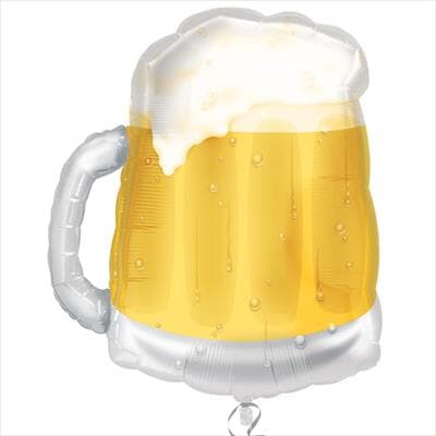 Beer Mug Foil Supershape 50cm x 58cm Each