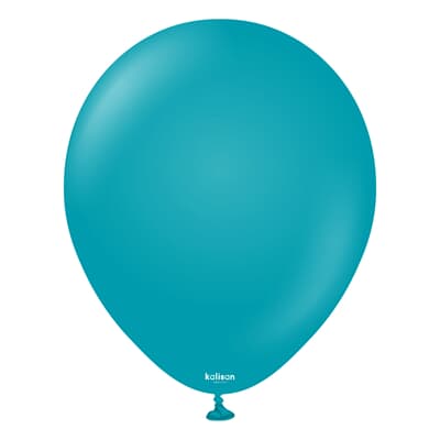 10523181.jpg Kalisan Turquoise 5in (12cm) Latex Balloon Bag(100)