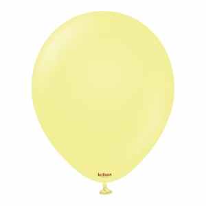 Kalisan Macaron Yellow 5in (12cm) Latex Balloon Bag(100)
