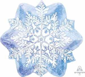 111010.jpg Let It Snow Flake Foil 46cm Each