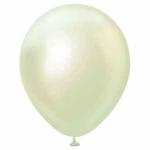 Kalisan Mirror Chrome Green Gold 30cm (12iin) Latex Balloon Bag(50)