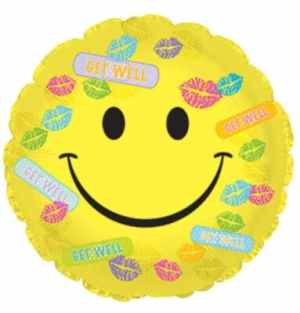 Get Well Bandaids and Kisses Foil 43cm Each