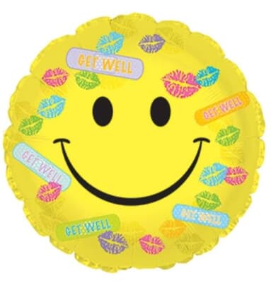 114102.jpg Get Well Bandaids and Kisses Foil 43cm Each
