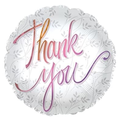 114181.jpg Thank You Script Foil 43cm Each