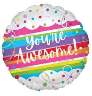 You're Awesome Foil 43cm Each