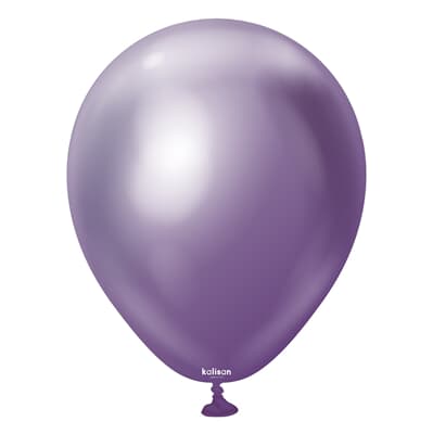 11850040-10.jpg Kalisan Mirror Chrome Violet 45cm (18iin) Latex Balloon 10 count Bag(10)