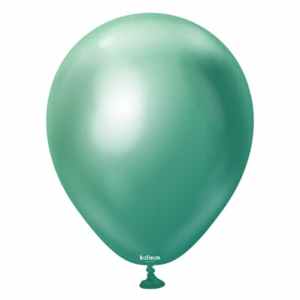 11850060.jpg Kalisan Mirror Chrome Mint Green 45cm (18iin) Latex Balloon 25cnt Bag(25)