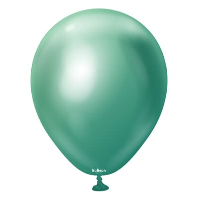 11850060.jpg Kalisan Mirror Chrome Mint Green 45cm (18iin) Latex Balloon 25cnt Bag(25)