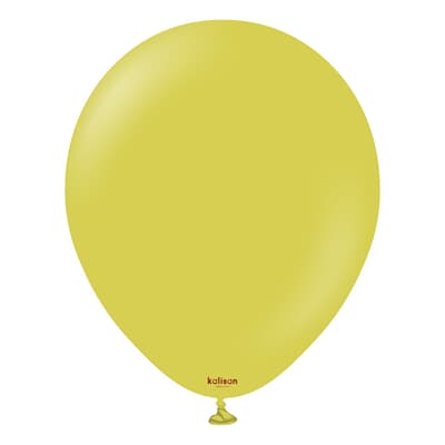 Kalisan Olive 45cm (18iin) Latex Balloon.-10 Bag(10)