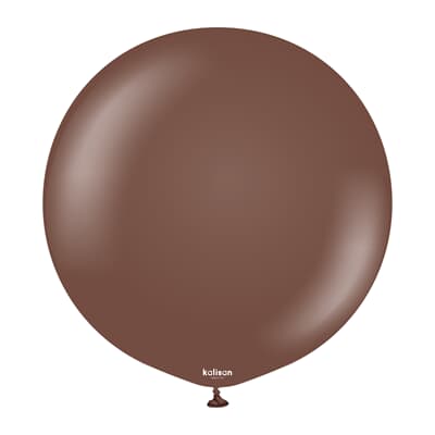 Kalisan Chocolate Brown 60cm (24iin) Latex Balloon Bag(2)