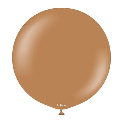 12423466.jpg Kalisan Caramel Brown 60cm (24iin) Latex Balloon Bag(2)