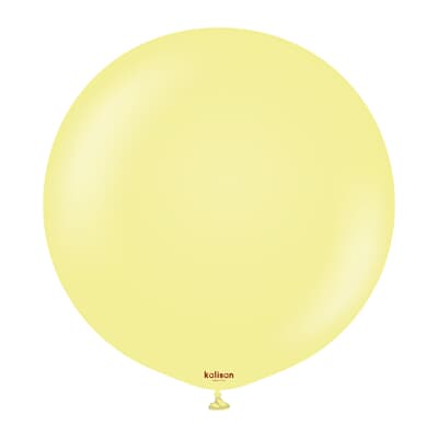 Kalisan Macaron Yellow 60cm (24in) Latex Balloon Bag(2)