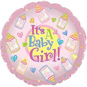 It's A Girl Bottles 23cm with valve.