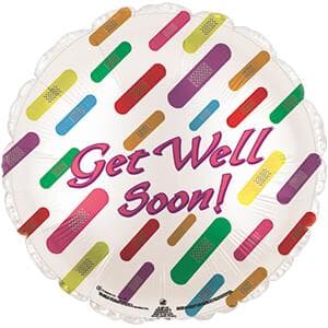 Get Well Bandaids. 10cm Each