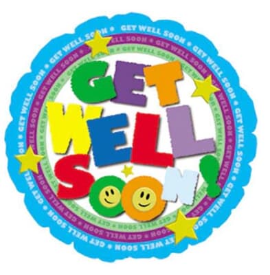 Get Well Colouful Type 11cm Each