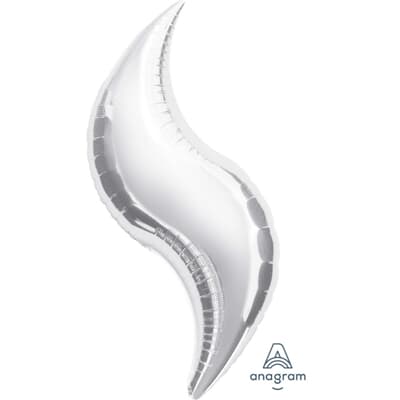 Curve Supershape Silver Foil 91cm EA