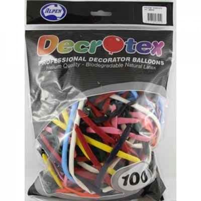 206101.jpg Sempertex 260s Fashion Assorted Modelling Balloons 100 pack Barcode: 7703340800073 Bag(100)