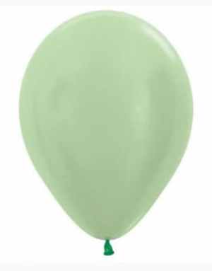 Sempertex Satin Green Latex Balloon 5in (12cm) Bag(100)