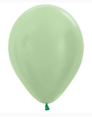 Sempertex Satin Green Latex Balloon 5in (12cm) Bag(100)