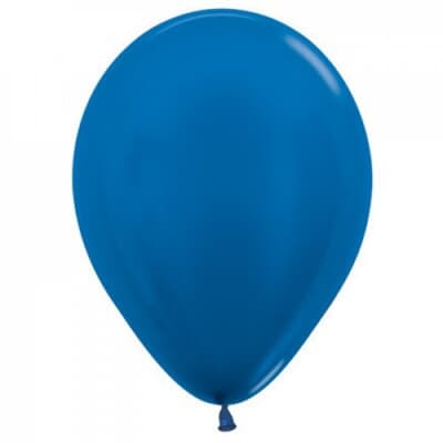 206223.jpg Sempertex Metallic Royal Blue Latex Balloon 5in (12cm) Bag(100)