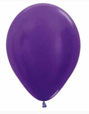 Sempertex Metallic Violet Latex Balloon 5in (12cm) Bag(100)