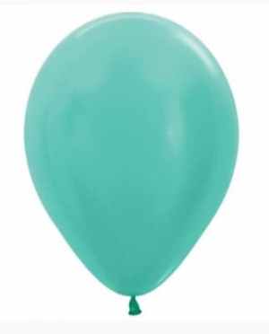 Sempertex Satin Mint Green Latex Balloon 5in (12cm) Bag(100)