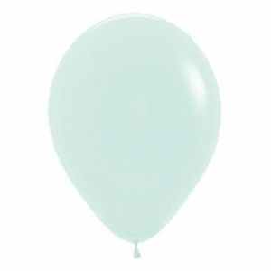206342.jpg Sempertex Pastel Matte Green Latex Balloon 5in (12cm) Bag(100)