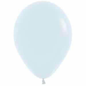 Sempertex Fashion White Latex Balloon 5in (12cm) Bag(100)