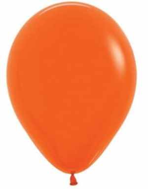 Sempertex Fashion orange Latex Balloon 5in (12cm) Bag(100)