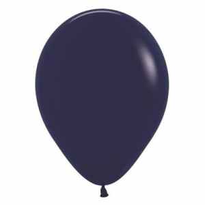 Sempertex Fashion Navy Blue Latex Balloon 5in (12cm) Bag(100)