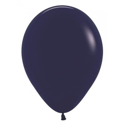 206374.jpg Sempertex Fashion Navy Blue Latex Balloon 5in (12cm) Bag(100)