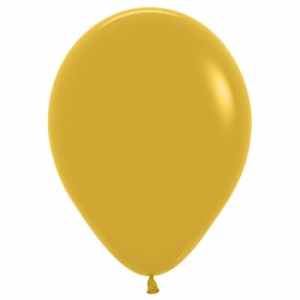 Sempertex Fashion Mustard Latex Balloon 5in (12cm) Bag(100)