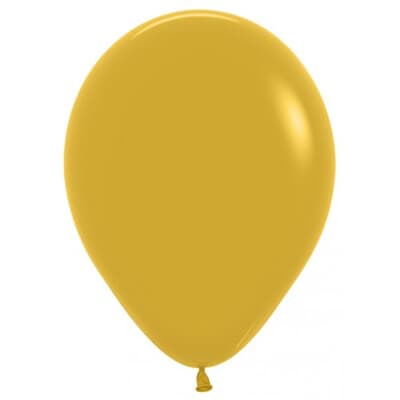 206384.jpg Sempertex Fashion Mustard Latex Balloon 5in (12cm) Bag(100)