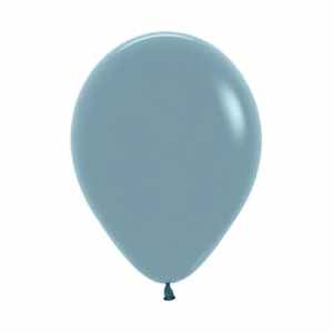 206389.jpg Sempertex Pastel Dusk Blue Latex Balloon 5in (12cm) Bag(100)