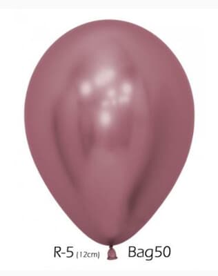 Sempertex Reflex Pink Latex Balloons 5in (12cm) Bag(50)