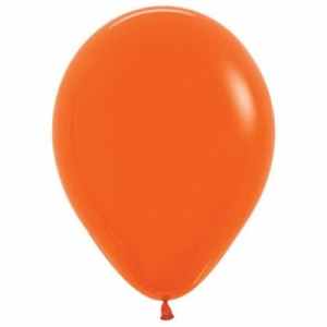Sempertex Fashion Orange Latex Balloon 30cm Bag(100)