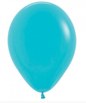 Sempertex Fashion Caribbean Blue Latex Balloon 30cm Bag(100)