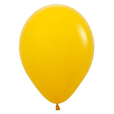 Sempertex Fashion Honey Yellow Latex Balloon 30cm Bag 100