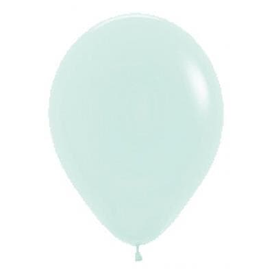 206532.jpg Sempertex Pastel Matte Green Latex Balloon 30cm Bag(100)