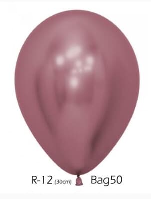 206555.jpg Sempertex Reflex Pink Latex Balloon 30cm Bag(50)