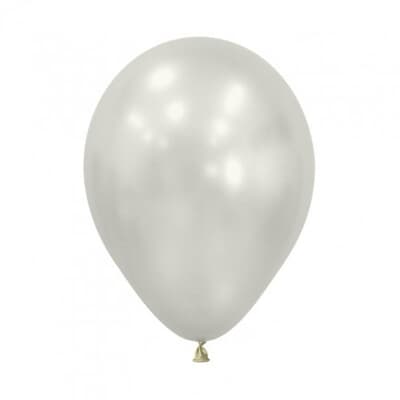 Sempertex Silk Oyster White Latex Balloons 30cm Bag(50)