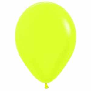 206581.jpg Sempertex Neon Yellow Latex Balloon 30cm Bag(100)