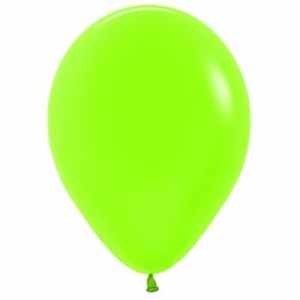 206582.jpg Sempertex Neon Green Latex Balloon 30cm Bag(100)