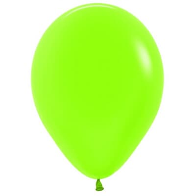 Sempertex Neon Green Latex Balloon 30cm Bag(100)