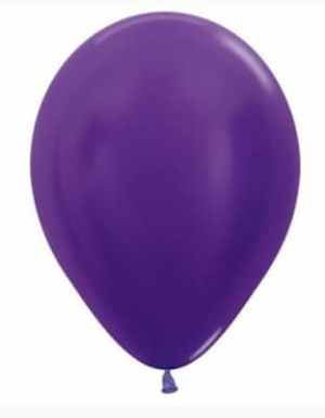 206627.jpg Sempertex Metallic Violet Latex Balloon 30cm Bag(100)