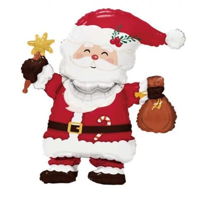 Standing Airz Santa 76cm EA